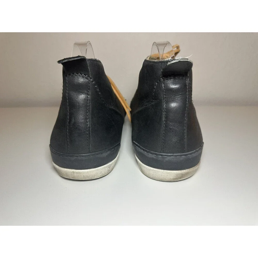UGG Manhattan Chukka Ankle Boots Shoes Black Leather Lace Up Men's‎ SIZE 12